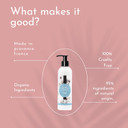 Durance Les Eternelles Moisturising Body Lotion 250ml, Cotton Musk Scent - Intensive Moisturiser Enriched With Plant Oils - Fresh & Luscious Texture, No Oily Feeling