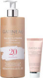 Gatineau - Tan Accelerating Lotion (400ml) to Enhance Natural Tanning + Collagene Expert Ceramide Smoothing Face Cream (15ml) with Hyaluronic Acid