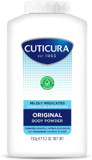 CUTICURA Mildly Medicated Body Powder 150g, Many Uses Personal Hygiene, Sweat Control, Chafing & Friction Prevention, Itching Relief CUTICURA Mildly Medicated Body Powder 150g, Many Uses Personal Hygiene, Sweat Control, Chafing & Friction Prevention, Itching Relief