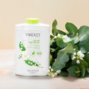Yardley London lily of the valley perfumed body powder, talcum powder for women to help with odor control and chafing, lily of the valley dusting powder 200g
