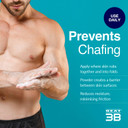 Neat 3B Anti Chafing Body Powder - Medicated Antiperspirant Talcum Powder for Women and Men - Soothing Talc to Prevent Sweat Rash, 125 g