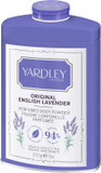 Yardley London original English lavender perfumed body powder, talcum powder for women to help with odor control and chafing, original English lavender dusting powder 200g