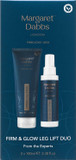 Margaret Dabbs Firm and Glow Fabulous Legs Duo with Firming Leg Serum 200ml and Refining Glow Leg Spray 100ml for Tired and Swollen Legs
