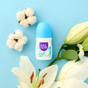 SOFT & GENTLE Cotton Touch Womans Anti-Perspirant Deodorant Roll-on 50ml, 48h Sweat & Odour Protection, Alcohol Free, Gentle on Skin, Floral Scent, Long-Lasting Fragrance, No White Marks