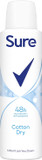 Sure Women Cotton Dry Anti-perspirant Deodorant Aerosol 150 ml