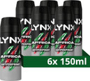 Lynx Africa Antiperspirant Deodorant Spray 72-hour protection against odour and wetness no-fuss aerosol for all-day freshness 150 ml