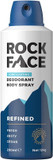 Rock Face Men's Body Spray - Refined Fragrance Body Spray Deodorant for Men, 200ml, Sandalwood & Cedar Scent, Long Lasting