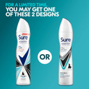 Sure Nonstop Protection Invisible Aqua Anti-Perspirant Aerosol Women's Deodorant Spray with Body Heat Activated technology and white mark protection for 72 hour odour and sweat protection 250 ml