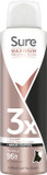 Sure Maximum Protection Invisible Anti-Perspirant Aerosol Women's Deodorant Spray with 3x stronger* sweat protection for 96 hour sweat and odour protection 150 ml