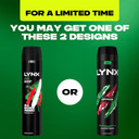 Lynx Africa XXL Aerosol Body Spray Men's Deodorant Spray with a mandarin & sandalwood scent for 48 hours of odour busting, high definition fragrance 250 ml