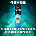 Lynx Ice Chill Aerosol Body Spray Men's Deodorant Spray with an iced mint & lemon scent for 48 hours of odour-busting, high definition fragrance 250 ml