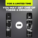 Lynx Black Aerosol Body Spray Men's Deodorant Spray with a frozen pear & cedarwood scent for 48 hours of odour-busting, high definition fragrance 250 ml