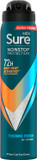 Sure Thermo Fresh Nonstop Protection Antiperspirant Deodorant with Body Heat Activated technology Aerosol Spray for 72-hour sweat and odour protection 250 ml