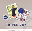 Triple Dry Men | Active Fragrance Anti-Perspirant Roll On 50ml | 100-Hour Protection Against Excessive Sweating | Fights Odour | Triple Active Formula | Clinically Proven | Male