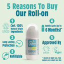 Salt of the Earth | Natural Refillable Roll On Deodorant  Oud & Bergamot - Refillable, Effective Vegan Protection with Long-Lasting Body Odour Control for Women, Men & Kids - (75ml)