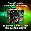 LYNX Africa & Jungle Fresh The Sidekick Duo Deodorant Gift Set 3-in-1 Body, Face & Hair Wash & Body Spray perfect for his daily routine 2 piece LYNX Africa & Jungle Fresh The Sidekick Duo Deodorant Gift Set 3-in-1 Body, Face & Hair Wash & Body Spray perfect for his daily routine 2 piece