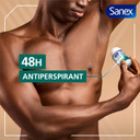 Sanex Men Sensitive Antiperspirant Roll-On Deodorant 6x50ml - 48 hour sweat protection - odour-fighting formula - slows down odour release - gentle on skin - 0% alcohol