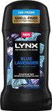 Lynx Fine Fragrance Collection Blue Lavender Premium Deodorant Stick Men's Deodorant with a lavender, mint & amber fragrance for 72 hour odour protection 50 ml (Pack of 2)