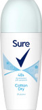 Sure Cotton Dry Anti-Perspirant Roll On Women's Deodorant with a clean fragrance inspired by fresh cotton sheets for 48 hour sweat and odour protection 6x 50 ml