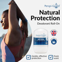 Perspi-Guard Natural Deodorant - Roll On Deodorant with Long-Lasting Odour Protection and Soothing Aloe Vera Extract - Vegan Friendly, Free from Alcohol, Parabens, and Aluminium Chloride - Twin Pack