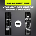 Lynx Black Aerosol Body Spray Men's Deodorant Spray with a frozen pear & cedarwood scent for 48 hours of odour-busting, high definition fragrance 3x 200 ml
