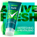 Sure Men Active Fresh Whole Body Deodorant Men's Deodorant Cream with a herbal, citrus & woody fragrance for 72 hour odour control 75 ml (Pack of 2)