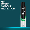Sure Men Quantum Dry Anti-Perspirant Aerosol deodorant for men for 48-hour sweat and odour protection 6x 200 ml