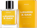 ManCave Lemon & Oak Fragrance Spray, Eau De Toilette for Men, 50ml, Woody Mens Perfume with Citrus, Aftershave Gift for Him, UK Formulated EDT Fragrance