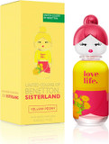 United Colors of Benetton - Sisterland Yellow Peony, Eau de Toilette for Women - Long Lasting - Fresh, Modern and Young Fragance - Floral and Fruity Notes - Ideal for Day Wear - 80 ml