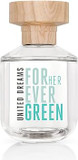 Benetton - Forever Green Her from United Dreams, Eau de Toilette for Women - Long Lasting - Fresh, Femenine and Casual Fragance - Floral and Citrus Noets - Ideal for Day Wear - 80 ml