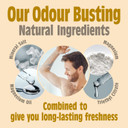 Salt of the Earth - Natural Deodorant Roll On Refill Pouch, x3 Uses - Amber & Sandalwood - Vegan, Long Lasting Protection, Leaping Bunny Approved, Made in the UK - 225ml