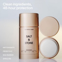 Salt & Stone Aluminum Free Deodorant | Extra Strength 48 Hour Protection For Women & Men | Made With Seaweed Extracts, Shea Butter & Prebiotics (Santal & Vetiver)