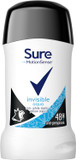 Sure Invisible Aqua Anti-Perspirant Cream Women's Deodorant Stick that protects against white marks and yellow stains for 48 hour protection against sweat and odour 6x 40 ml