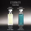 CALVIN KLEIN Eternity - Eau de Parfum for Women - Floral Fragrance with Notes of Bergamot, White Rose and Sandalwood - High Longevity - 100ml