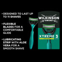 WILKINSON SWORD - Xtreme 3 For Men | Sensitive | Pack of 16 Disposable Razors