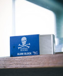 The Bluebeards Revenge Alum Shaving Block After Shave Styptic Treatment To Soothe Skin and Stems Bleeding 75g