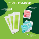 Nad's Natural Facial Wax Strips - Facial Hair Removal For Women, Face Wax Strips, Includes 30 Vegan Waxing Strips + Post Wax Oil