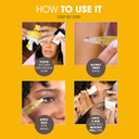 Nad's Natural Precision Eyebrow Wax Wand, Eyebrow Wax Kit, Sugar Wax, Hypoallergenic, Vegan No-heat Formula, Includes Wax Pen 6g, 10 Reusable Cotton Strips, 4 Pre-wax Soap
