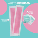 Nad's Extra Long Wax Strips, Hair Removal, Large Waxing Strips, 20 Strips