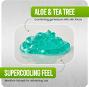 King of Shaves Cooling shave gel Aloe+Tea tree 2x175ml