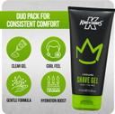 King of Shaves Cooling shave gel Aloe+Tea tree 2x175ml