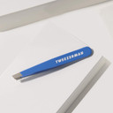 Tweezerman Bahama Blue Stainless Steel Mini Slant Tweezer
