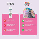 Mallows Beauty Watermelon Shave Butter, Relieves Redness, Hydrates and Nourishes, Protects Against Razor Rash, Long Lasting Results, for All Skin Types, 100g