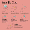 Mylee Advanced Stripless Wax 500g [Wild Rose] Professional Hard Wax Beads, Painless Hair Removal, No Strips Needed, Peelable Hot Wax for Hair Removal, Full Body, Face, Bikini, Brazilian, Hollywood