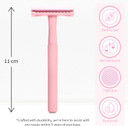 Bambaw Pink Metal Eco Friendly Safety Razor for Ladies