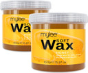 Mylee Honey Soft Creme Wax 425g, Short/Stubborn/Coarse Hair Removal, Ideal for All Body Areas, High Performance for Sensitive Skin, Wax Heater Friendly (2x 425g) Mylee Honey Soft Creme Wax 425g, Short/Stubborn/Coarse Hair Removal, Ideal for All Body Areas, High Performance for Sensitive Skin, Wax Heater Friendly (2x 425g)