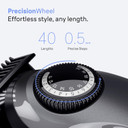 Braun Beard Trimmer Series 3, +6 Styling Tools, Ultra Sharp Blade, 50 Min Runtime, 40 Lengths, BT3565, Black/Blue