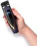 BaByliss Super Stubble XTP Beard Trimmer - Cordless & Waterproof Stubble/Beard Trimmer, 24 Length Settings (0.4-5mm), Gifts for Men, Blue & Rose Gold, 7898DU