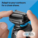 Braun Series 5 Electric Shaver, with Beard Trimmer, Charging Stand, Wet & Dry, 100% Waterproof, Easy Clean System, 2 Pin Bathroom Plug, 50-M4500cs, Mint Razor
