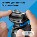 Braun Series 5 Electric Shaver, 4in1 SmartCare Center, +1 Attachment, Cordless, Up to 50 min, Wet & Dry Razor for Men, 100% Waterproof, 52-B7000CC, Blue